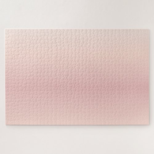 Dusky Pink Minimal Gradient Difficulty Jigsaw Puzzle