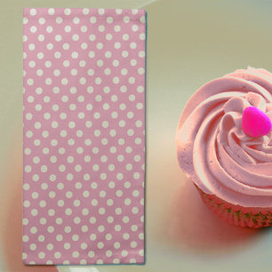 Dusky Pink  polka dots  Cloth Napkin