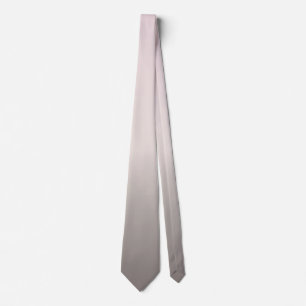 Dusky Pink Taupe Gradient Modern Minimalist Tie