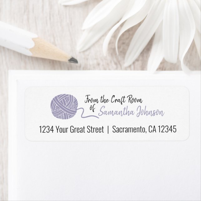 Dusky Purple From the Craft Room Of Label (Insitu)