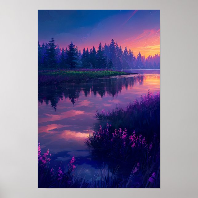 Dusky River Charm Poster (Front)