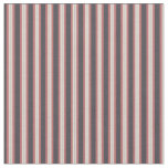 Dusky Rose, Charcoal and white stripes Fabric