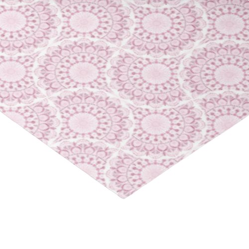 Dusky Rose Confetti Lace Art Deco Fans Craft Tissue Paper