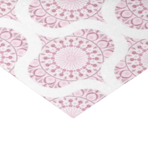Dusky Rose Confetti Lace Retro Ogee Craft Tissue Paper