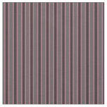 Dusky Rose, Dark Gray and Gray Stripes Fabric