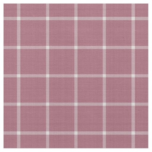 dusky rose windowpane gingham fabric