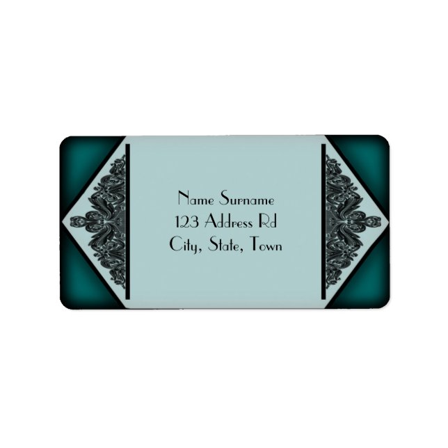 Dusky Vintage, address label (Front)