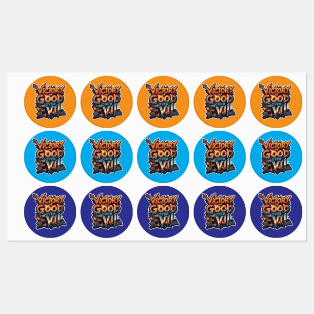 Dussehra 2025 Symbol of Triumph – Cutout Sticker  (Sheet)