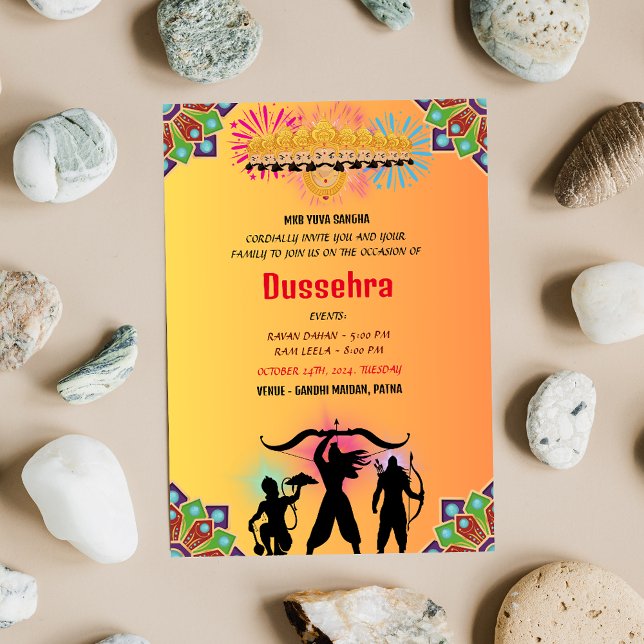 DUSSEHRA Ravan Dahan and Ram Leela Invitation (Creator Uploaded)