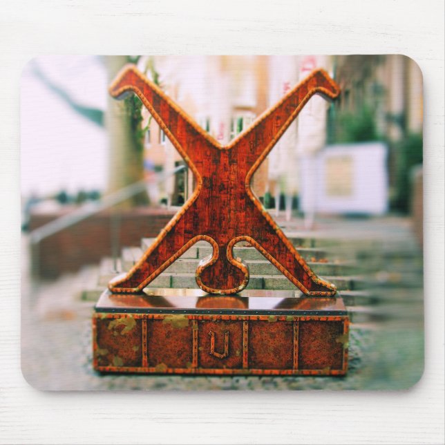 Dusseldorf Cartwheel Mouse Pad (Front)