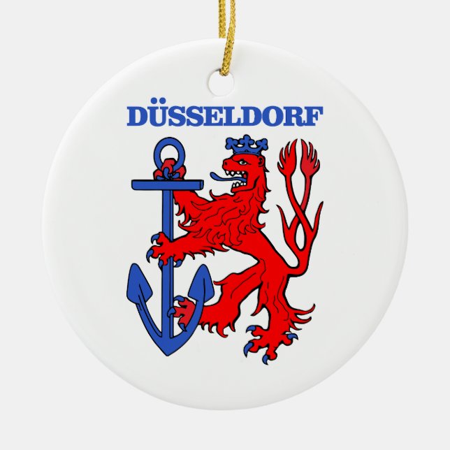 Dusseldorf Ceramic Ornament (Front)
