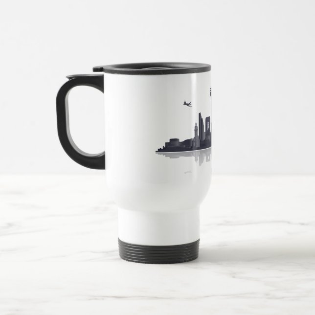 Düsseldorf City Skyline Tasse v Mug v Kaffeepott (Left)