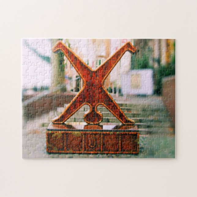 Dusseldorf, Germany Cartwheel Symbol Jigsaw Puzzle (Horizontal)