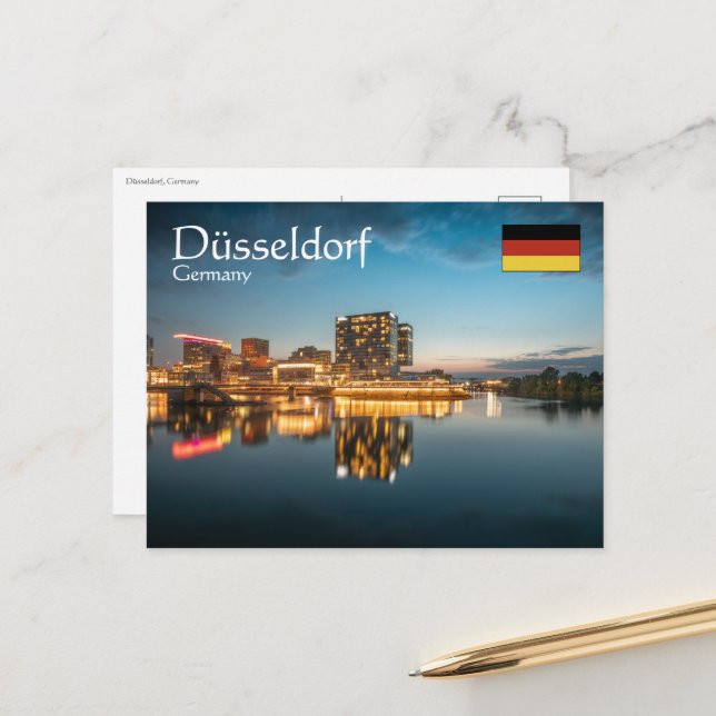 Dusseldorf Germany Postcard (Front/Back In Situ)