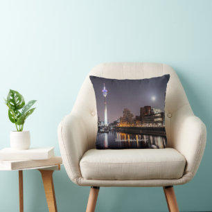 Dusseldorf, Media Harbor Throw Pillow