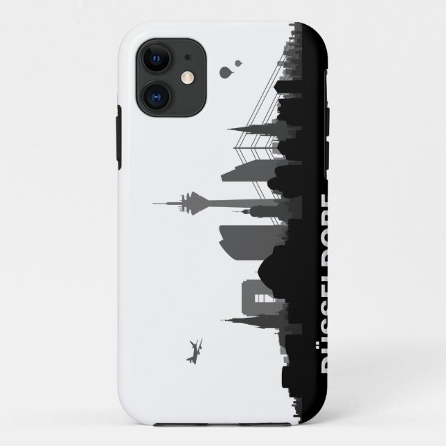 Düsseldorf skyline iPhone 5 sleeve/case Case-Mate iPhone Case (Back)