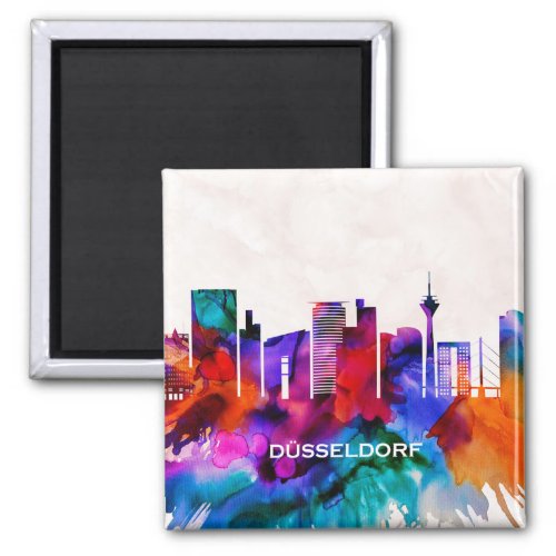 Dusseldorf Skyline Magnet