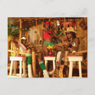 Dusstilldaan caribbean reggea bar post card