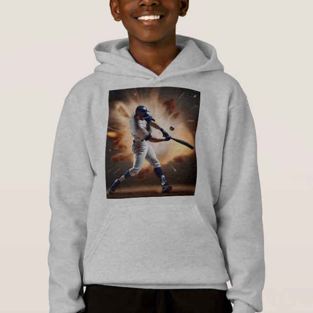 Dust And Glory: Baseball The Home Run Hoodie (Front)