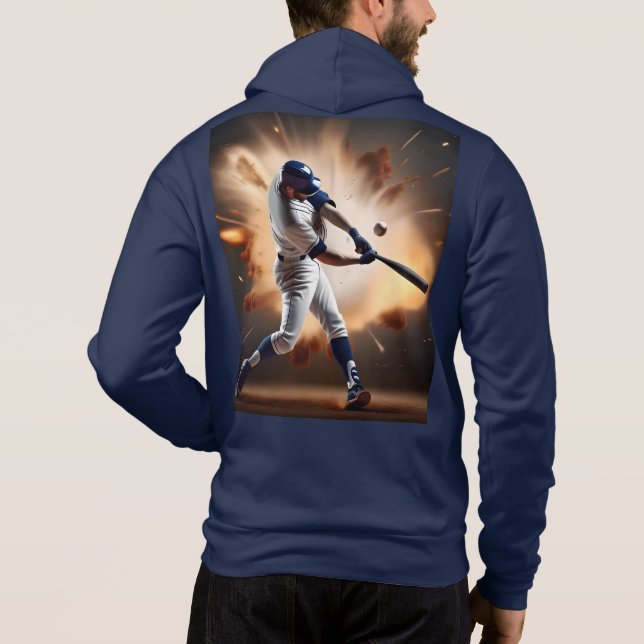 Dust And Glory: Baseball The Home Run Hoodie (Back)