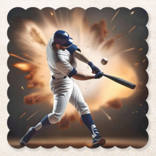 Dust And Glory: Baseball The Home Run Paper Coaster