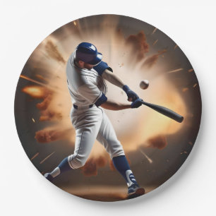 Dust And Glory: Baseball The Home Run Paper Plates
