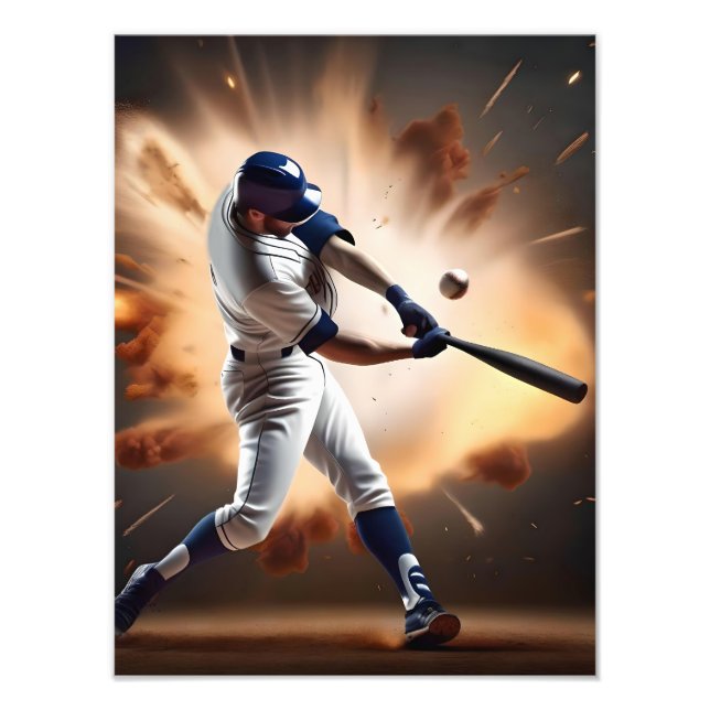 Dust And Glory: Baseball The Home Run Photo Print (Front)