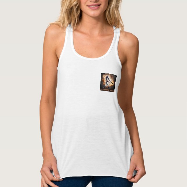 Dust And Glory: Baseball The Home Run Tank Top (Front)