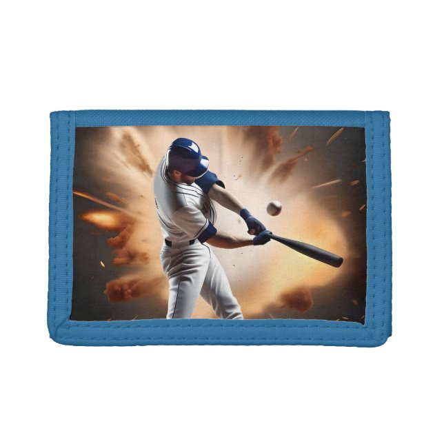Dust And Glory: Baseball The Home Run Trifold Wallet (Front)