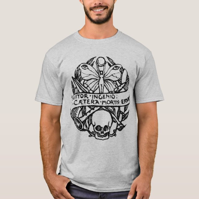 Dust and Shadows - Black Emblem T-Shirt (Front)