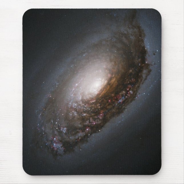 Dust Around the Nucleus of Black Eye Galaxy M64 Mouse Pad (Front)