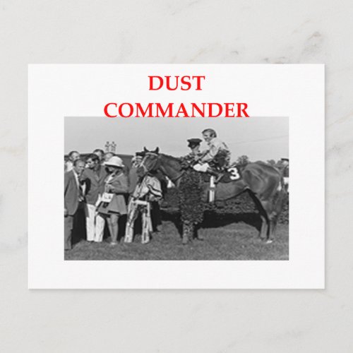 dust commander postcard