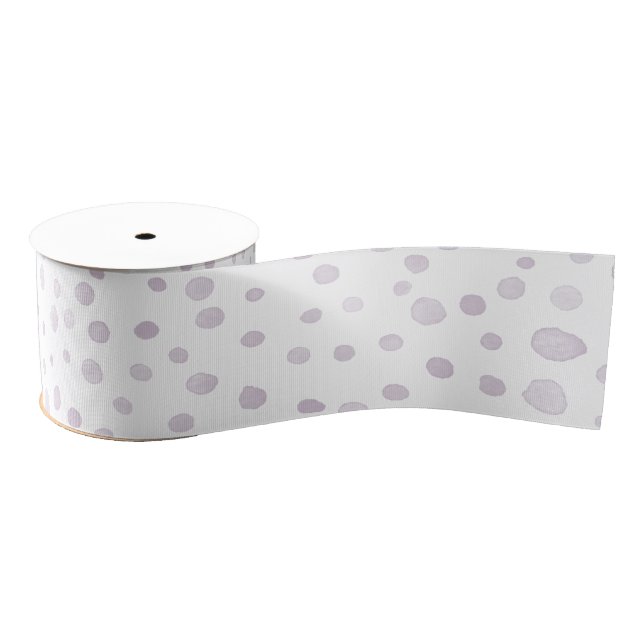 Dust Confetti Watercolor Dots Ribbon (Spool)