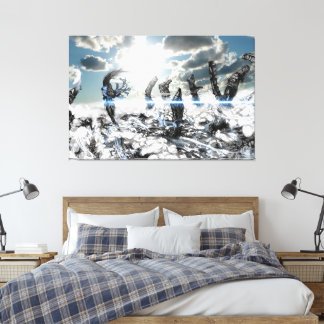 Dust & Design Canvas Print