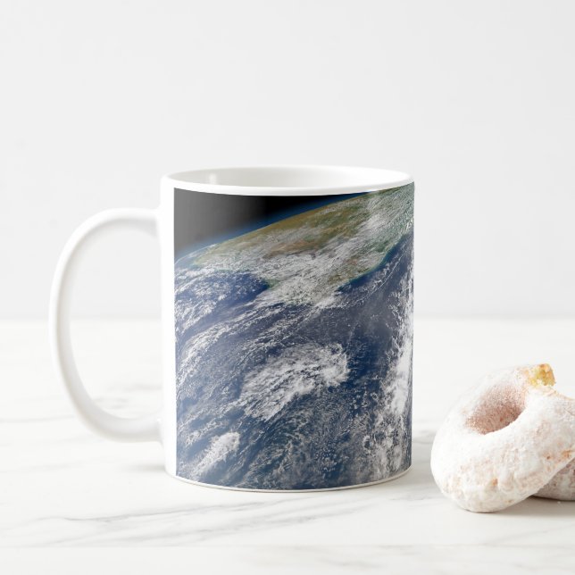 Dust Heading Toward South America Coffee Mug (With Donut)