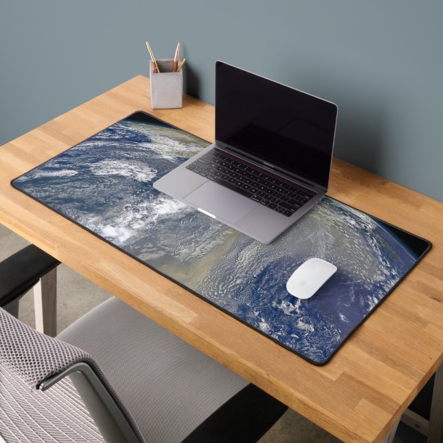 Dust Heading Toward South America Desk Mat (Office 2)
