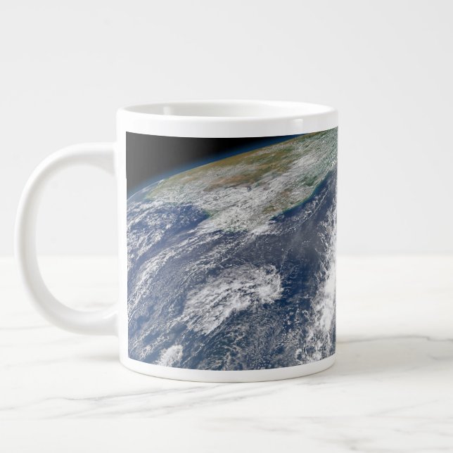 Dust Heading Toward South America Giant Coffee Mug (Left)