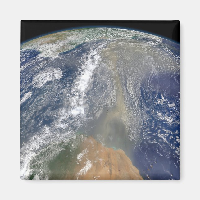 Dust Heading Toward South America Magnet (Front)
