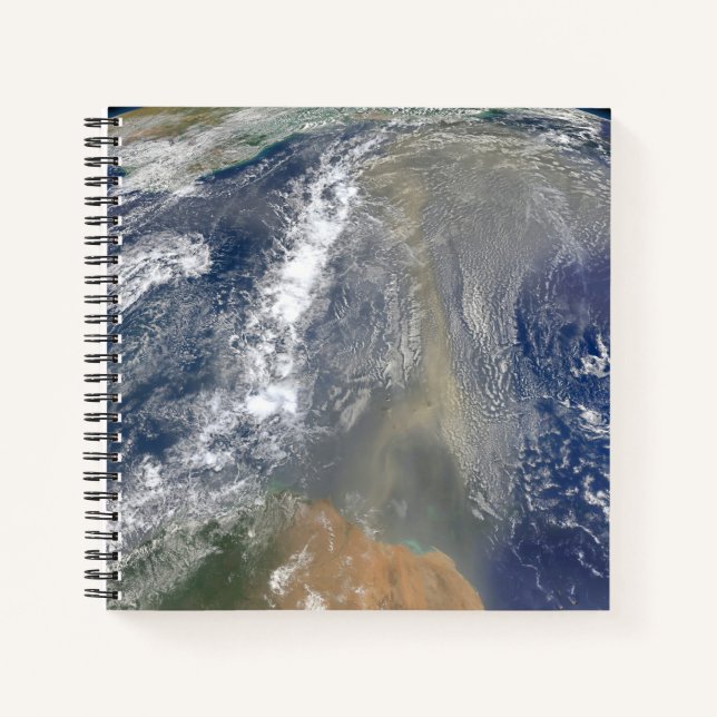 Dust Heading Toward South America Notebook (Front)