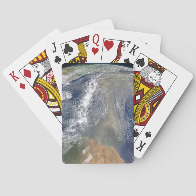 Dust Heading Toward South America Poker Cards (Back)