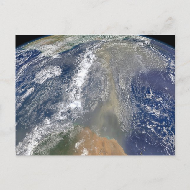 Dust Heading Toward South America Postcard (Front)