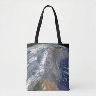 Dust Heading Toward South America Tote Bag