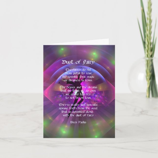Dust of Fairy Note Card (Front)