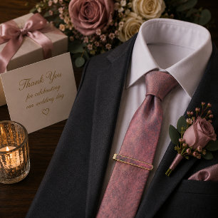 Dust of Reverie Gold Finish Tie Bar