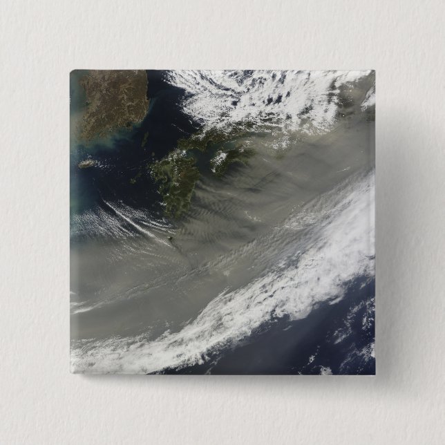 Dust over Japan Button (Front)