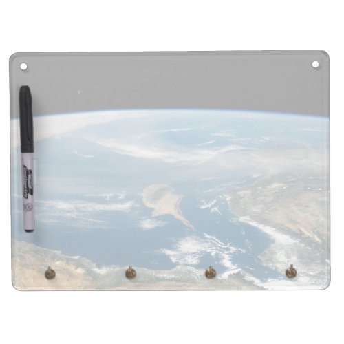 Dust Over The Mediterranean Sea And Cyprus Island Dry Erase Board With Keychain Holder