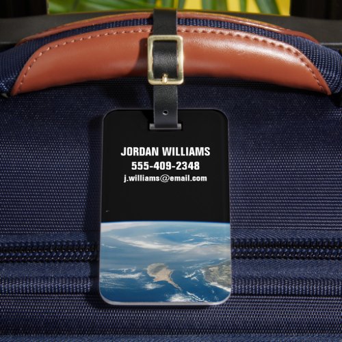 Dust Over The Mediterranean Sea And Cyprus Island Luggage Tag