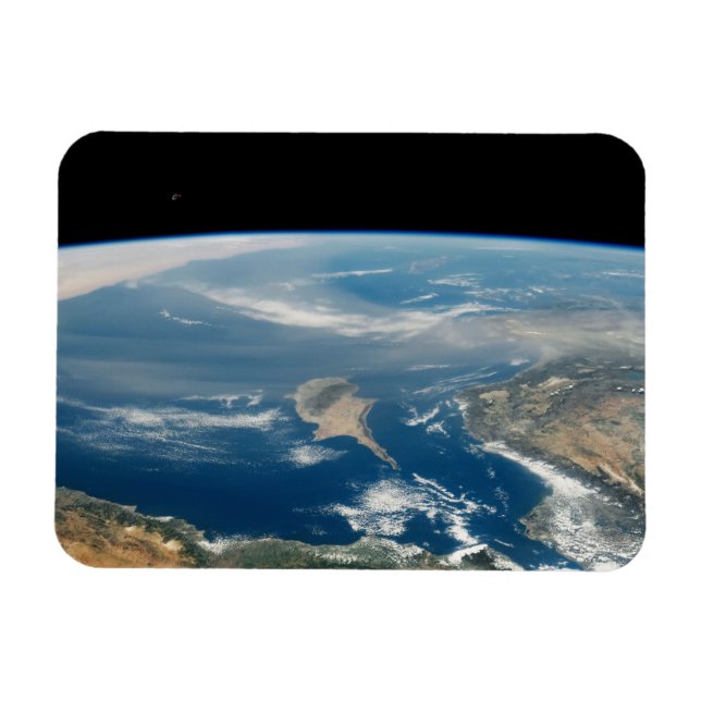 Dust Over The Mediterranean Sea And Cyprus Island Magnet (Horizontal)