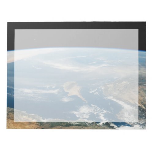 Dust Over The Mediterranean Sea And Cyprus Island Notepad