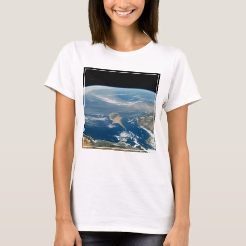 Dust Over The Mediterranean Sea And Cyprus Island T_Shirt